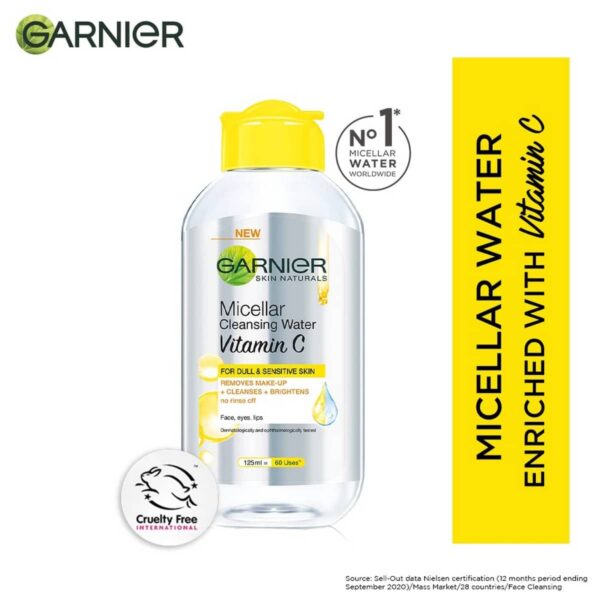 Garnier Micellar Water With Vitamin C 125 ml 2