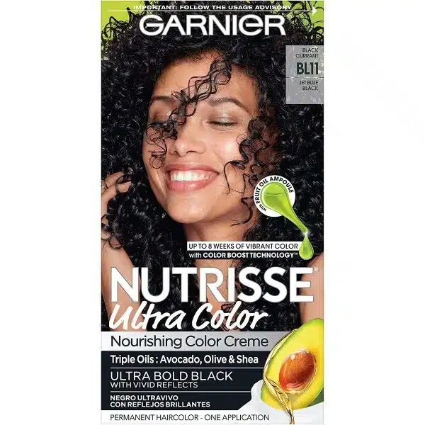 Garnier Permanent Hair Color B11 Jet Blue Black 204 grams 3