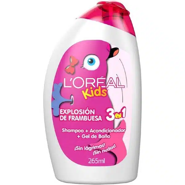 Loreal Kids Raspberry Blast 3 in 1 Shampoo 265 ml
