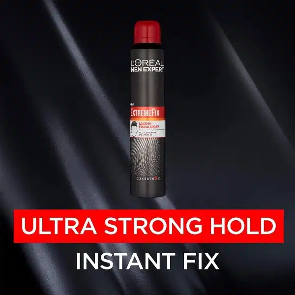 Loreal Men ExtremeFix Lock In Fixing Spray 200ml 2