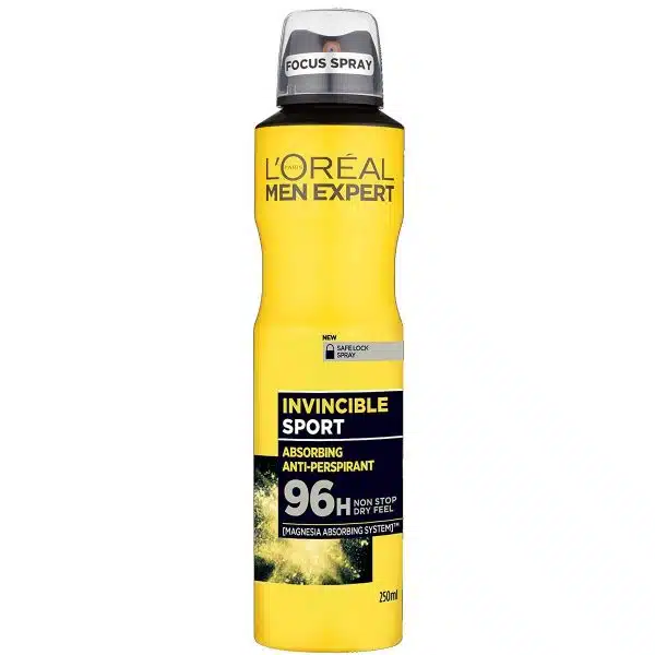 Loreal Men Invincible Sport Deodrant 96H 250ml 2