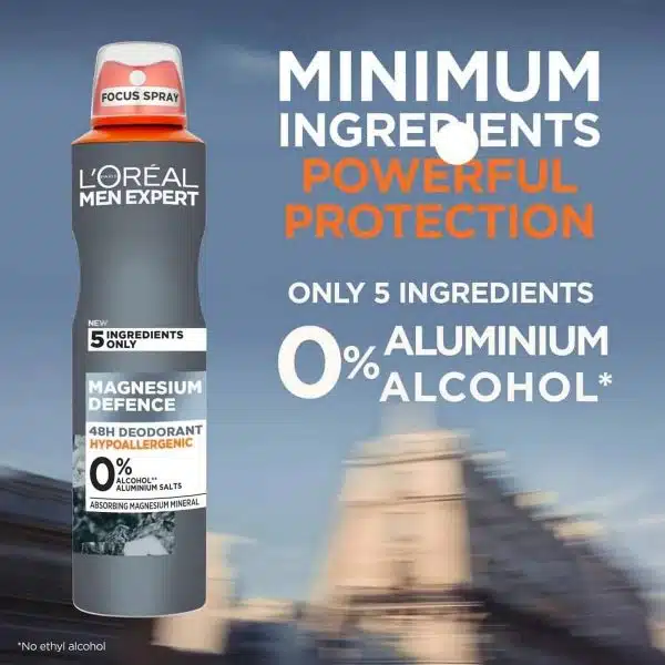 Loreal Men Magnesium Defence Deodorant 250 ml 3