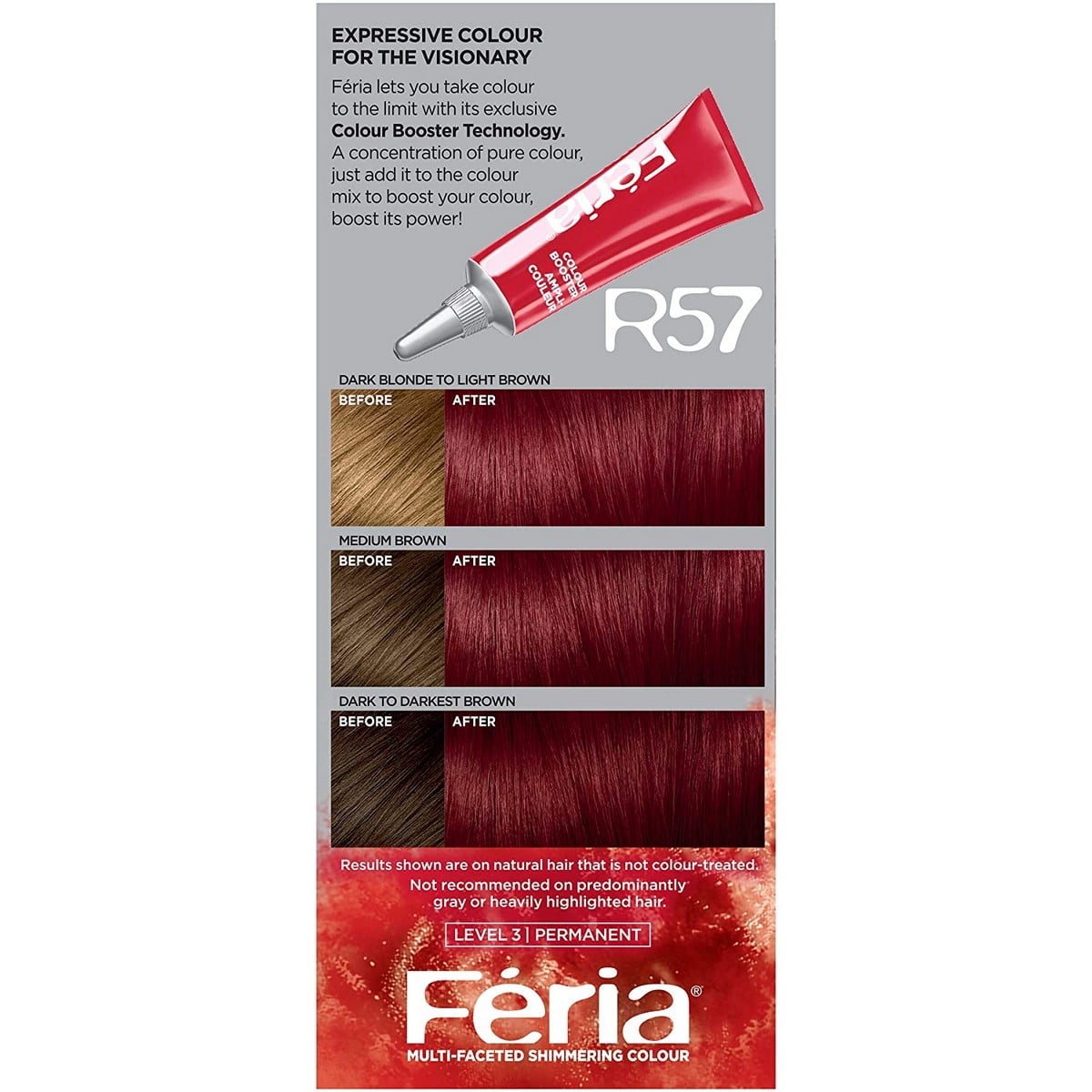 Loreal R57 Intense Medium Feria Power (286 grams) - RichesM Healthcare