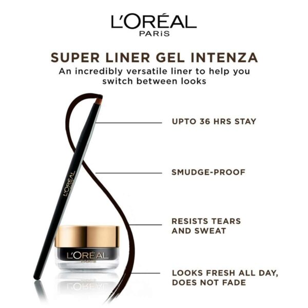 Loreal Super Liner Gel Intenza Eyeliner 2.8 grams 3