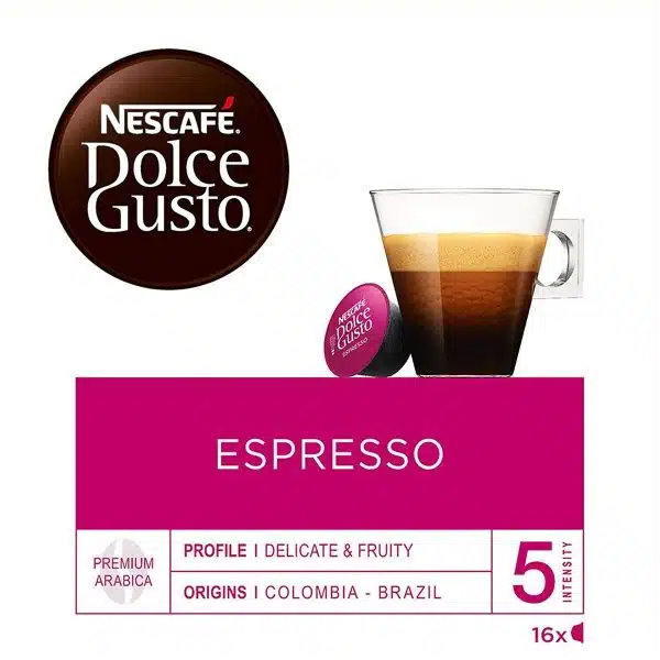 Nescafe Dolce Gusto Espresso Coffee 16 Capsules Pack of 3