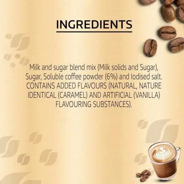 Nescafe Gold Caramel Latte Instant Coffee Premix 125 grams 2
