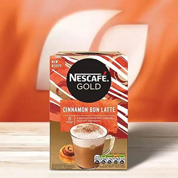 Nescafe Gold Cinnamon Bun Latte Coffee 156 grams