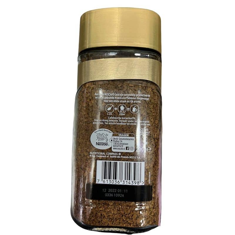 Nescafe Gold Decaf Ground Coffee 200 grams 3
