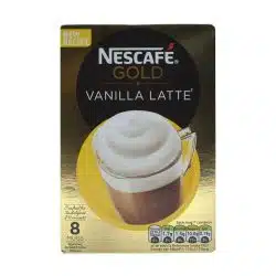 Nescafe Gold Vanilla Latte Coffee 8 Sachets 2