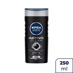 Nivea Mens Active Clean Shower Gel 250 ml 2