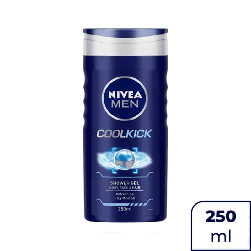 Nivea Mens Cool Kick Shower Gel 250 grams 2