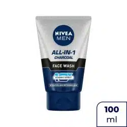 Nivea Mens Face Wash All In One Charcoal 100 ml 2