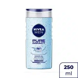 Nivea Mens Shower Gel Pure Impact 250 ml 2