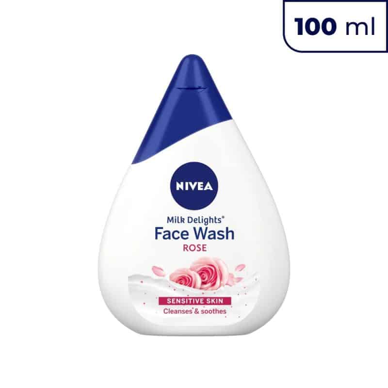 Nivea Milk Delights Face Wash Rose 100 ml