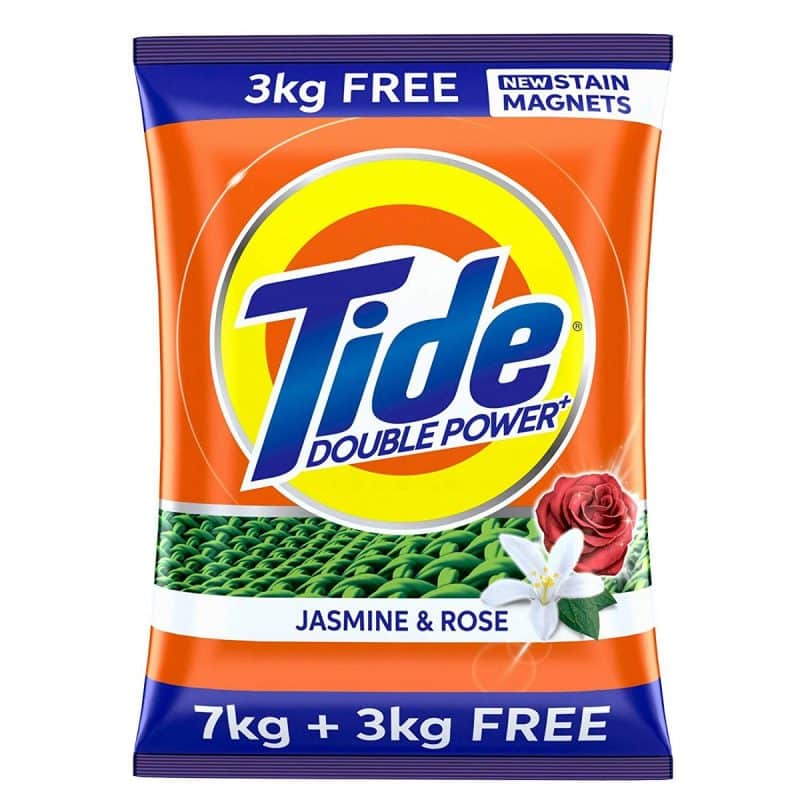 Tide Double Power Detergent Powder Jasmine Rose 10 kg 2