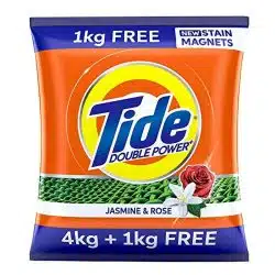 Tide Plus Double Power Detergent Powder Jasmine and Rose 5 kg