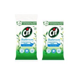 Cif Biodegradable Bathroom Wipes 36s Pack of 2 2