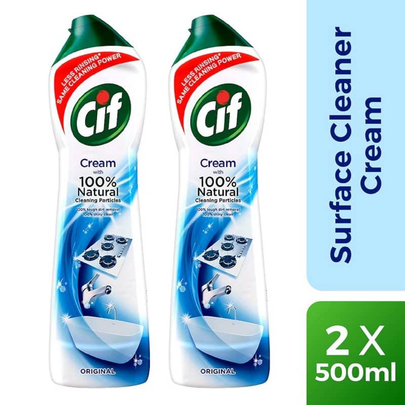Cif Multipurpose Surface Cleaner Cream 2x500ml 3