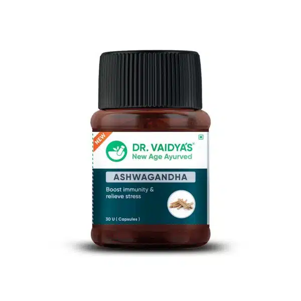 Dr Vaidyas Ashwagandha Capsules For Better Immunity Energy Sleep 1 1