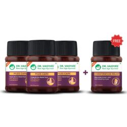 Dr Vaidyas Piles Health Pack piles And constipation 30 cap