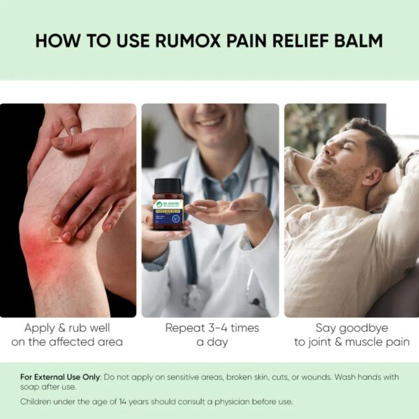 Dr Vaidyas Rumox Pain Relief Balm For Relief From Joint Muscle Pain 5
