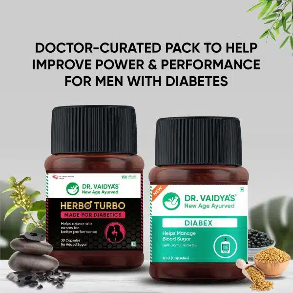 Dr Vaidyas Sugar Free Pack For Men With Diabetes related Performance Difficulties 2