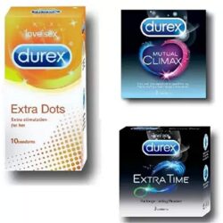 Durex Extra Dots Mutual Climax Extra Time Condom 16S