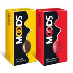 Moods Condoms Choco Strawberry 12 Count