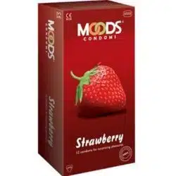 Moods Condoms Strawberry Pack Of 2