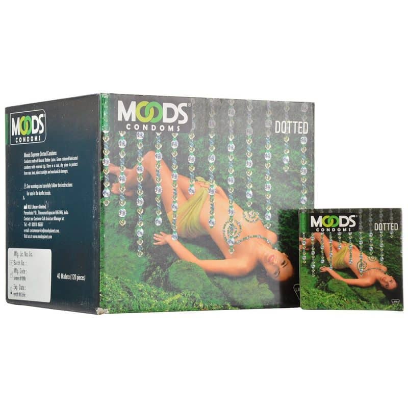 Moods Dotted Condoms Pack of 120 1