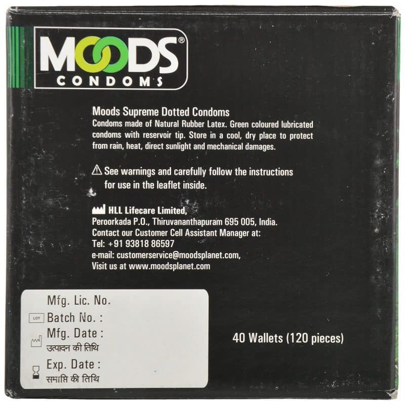 Moods Dotted Condoms Pack of 120 3