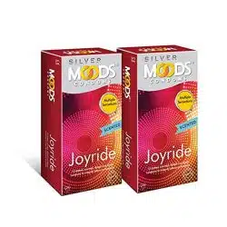 Moods Silver Joyride Condoms Pack of 2