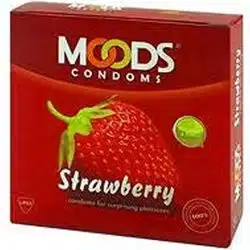 Moods Strawberry Condoms 3S x 60
