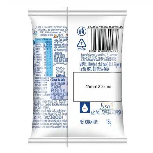 Nestle Everyday Dairy Whitening Powder 20 grams 3