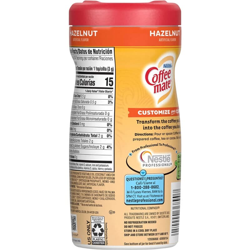 Nestle Hazelnut Coffee Mate 425.5 grams 2