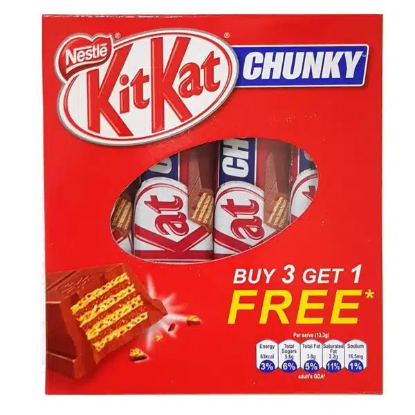 Nestle KitKat Chunky Chocolate 160 grams 2