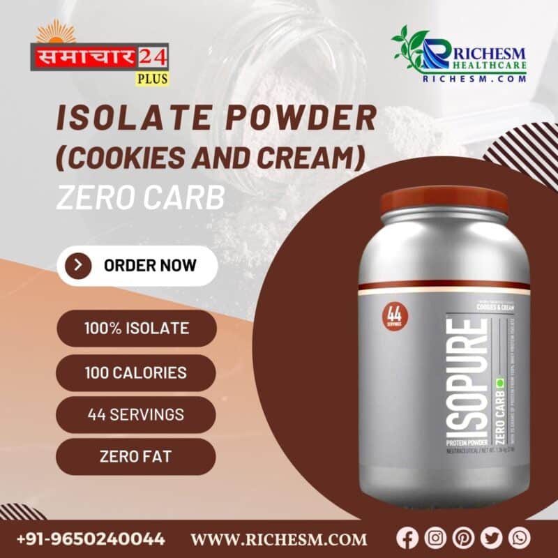 Take Healthy Diet Along With Isolate Powder With Zero Carbs