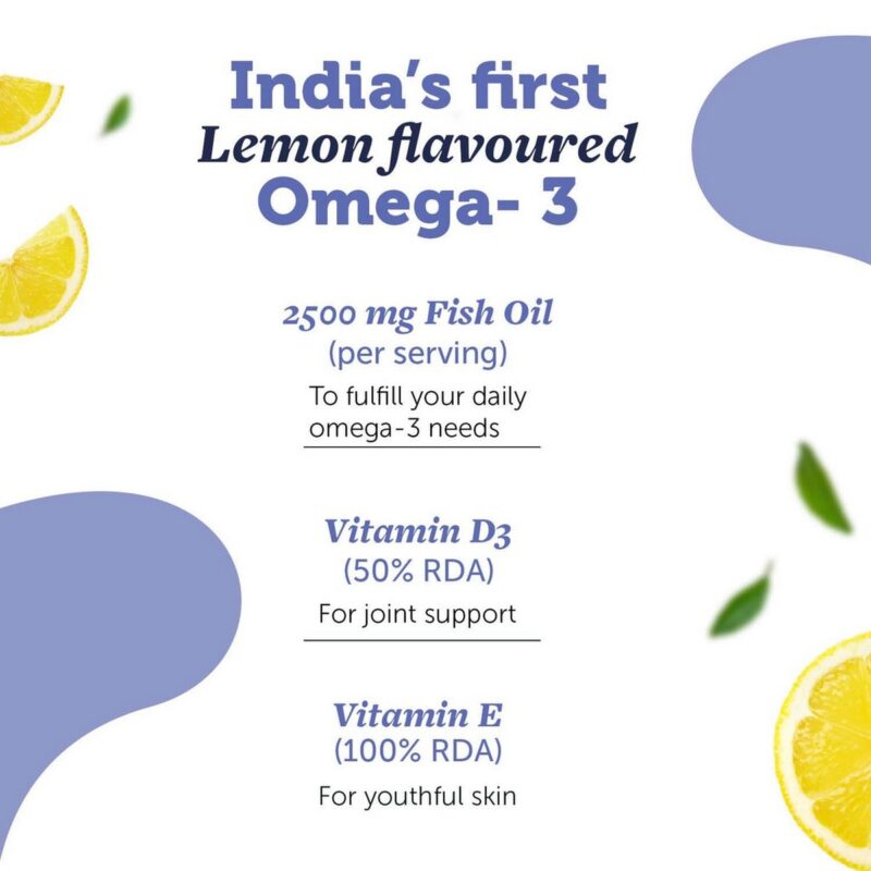 Deep Sea Fish Oil Lemon Flavor 60 Caps 2