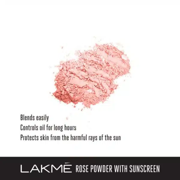 Elle 18 Eye Drama Kajal Bold Black 0.35g And Lakme Rose Face Powder Warm Pink 40g 4