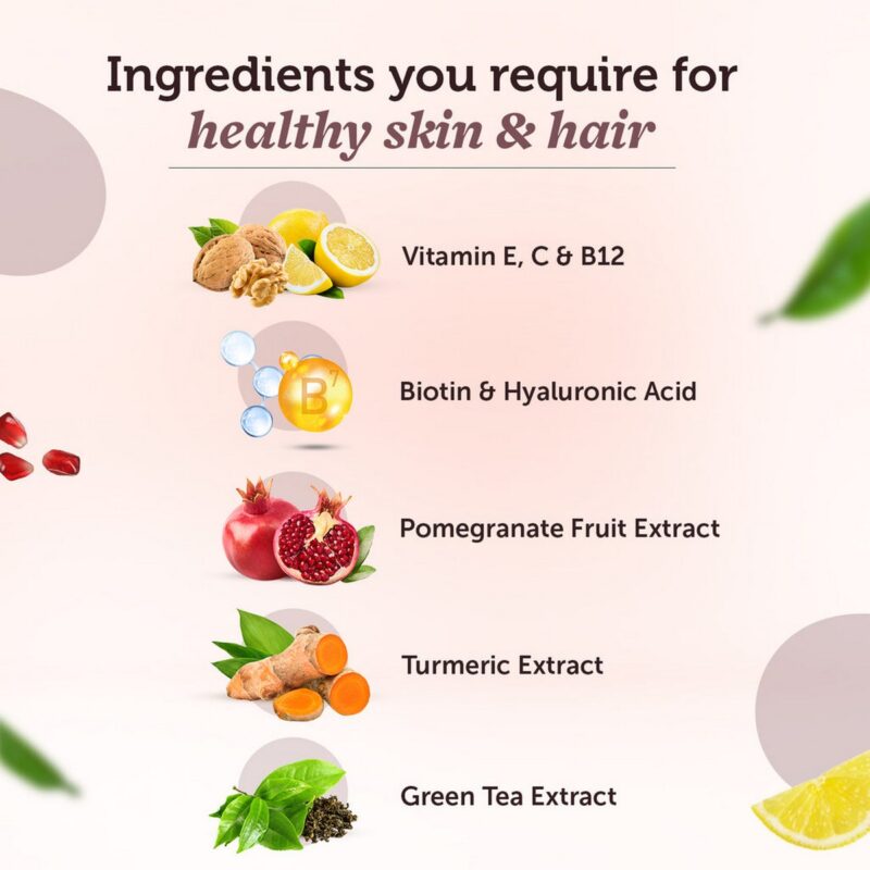 Hair Skin Vitamins For Men And Women 60 Caps 2