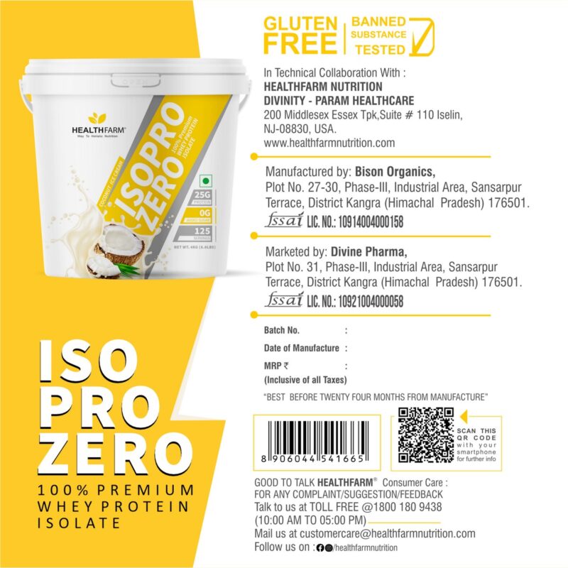 HealthFarm ISO Pro ZERO 100 Whey 7 2