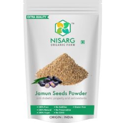 Nisarg Organic Jamun Seeds Powder 500g