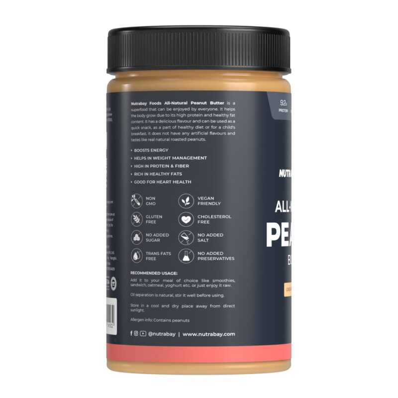 Nutrabay Foods All Natural Peanut Butter creamy 7