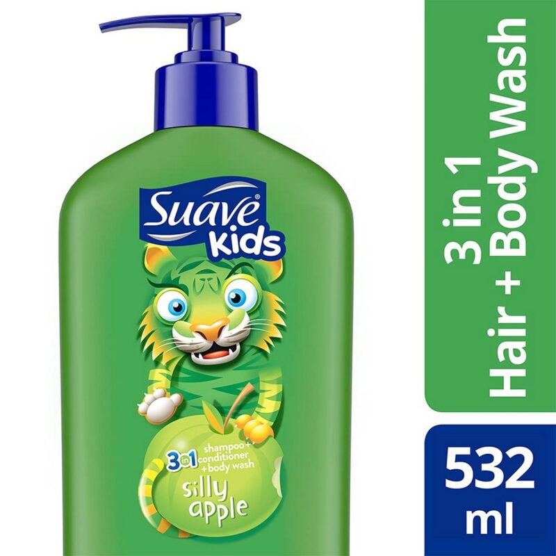 Suave Kids Shampoo Conditioner Body wash Silly Apple 2
