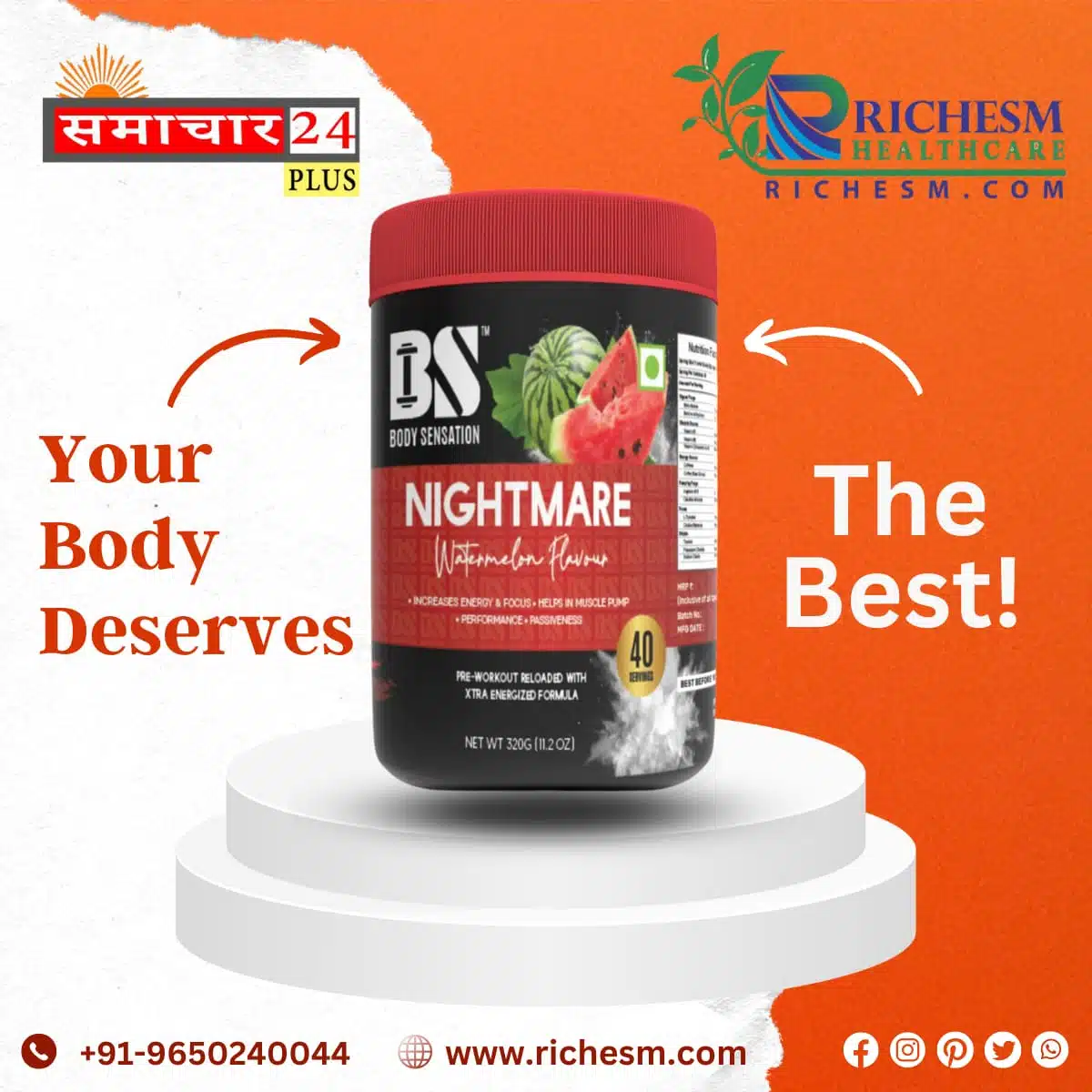 Try New Pre Work Out Of Body Sensation From RichesM