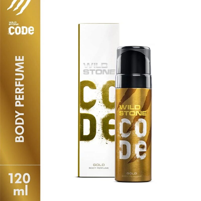 Wild Stone Code Gold Body Perfume for Men 120 ml