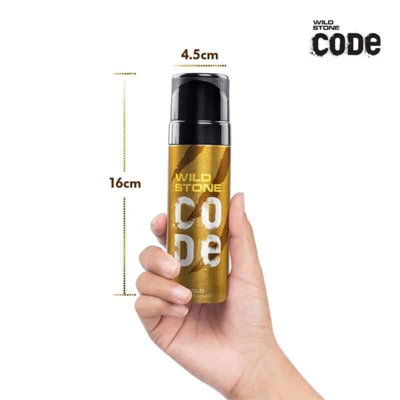 Wild Stone Code Gold Body Perfume for Men 120 ml 4