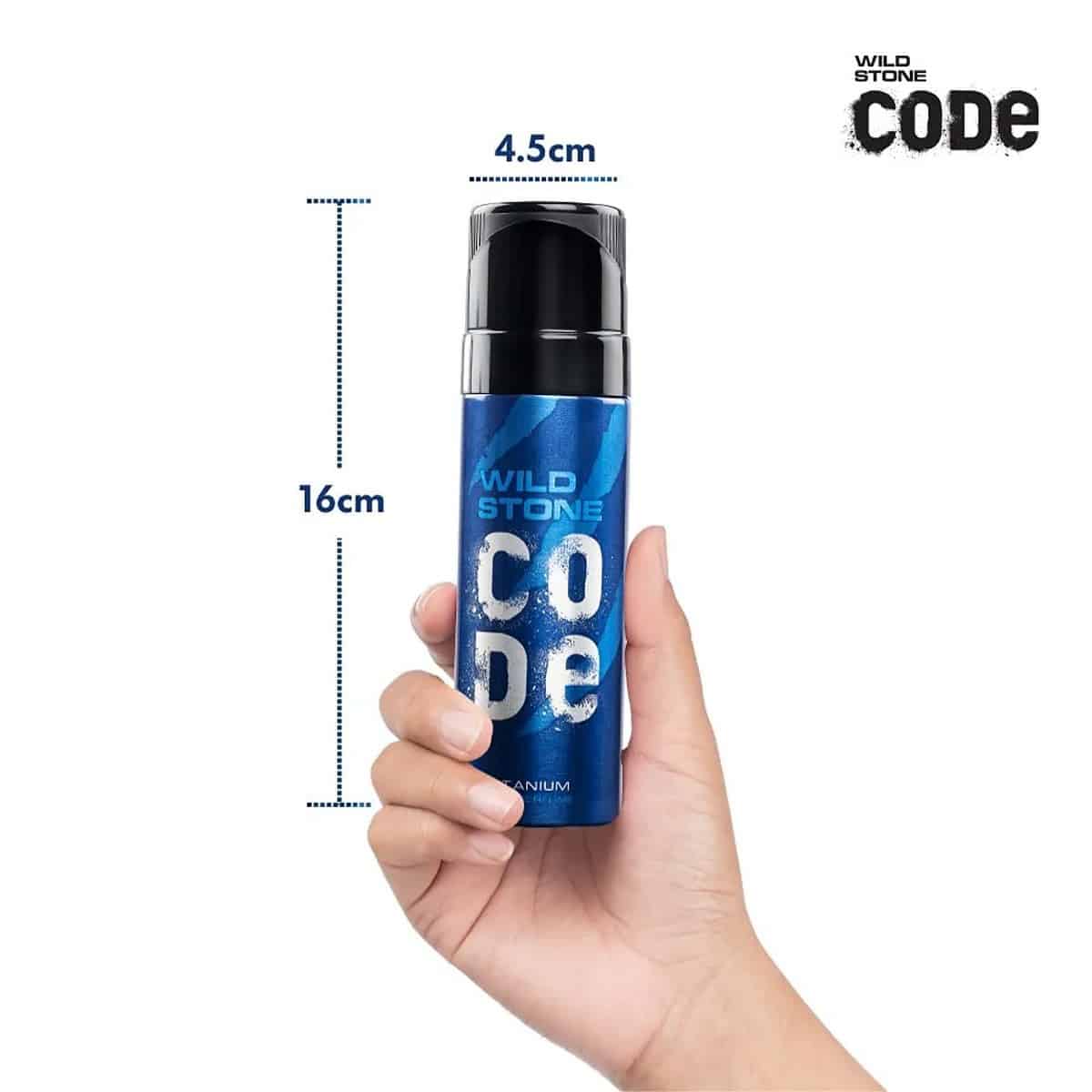 Wild Stone Code Titanium Body Perfume For Men 120ml