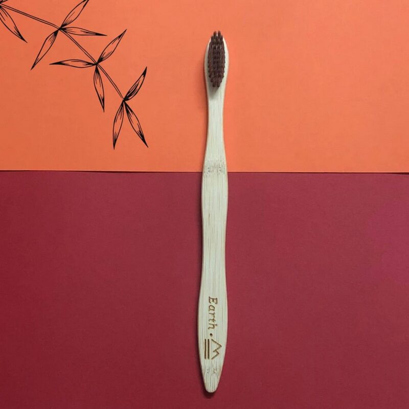 Biodegradable Bamboo Toothbrush For Adults Single 10