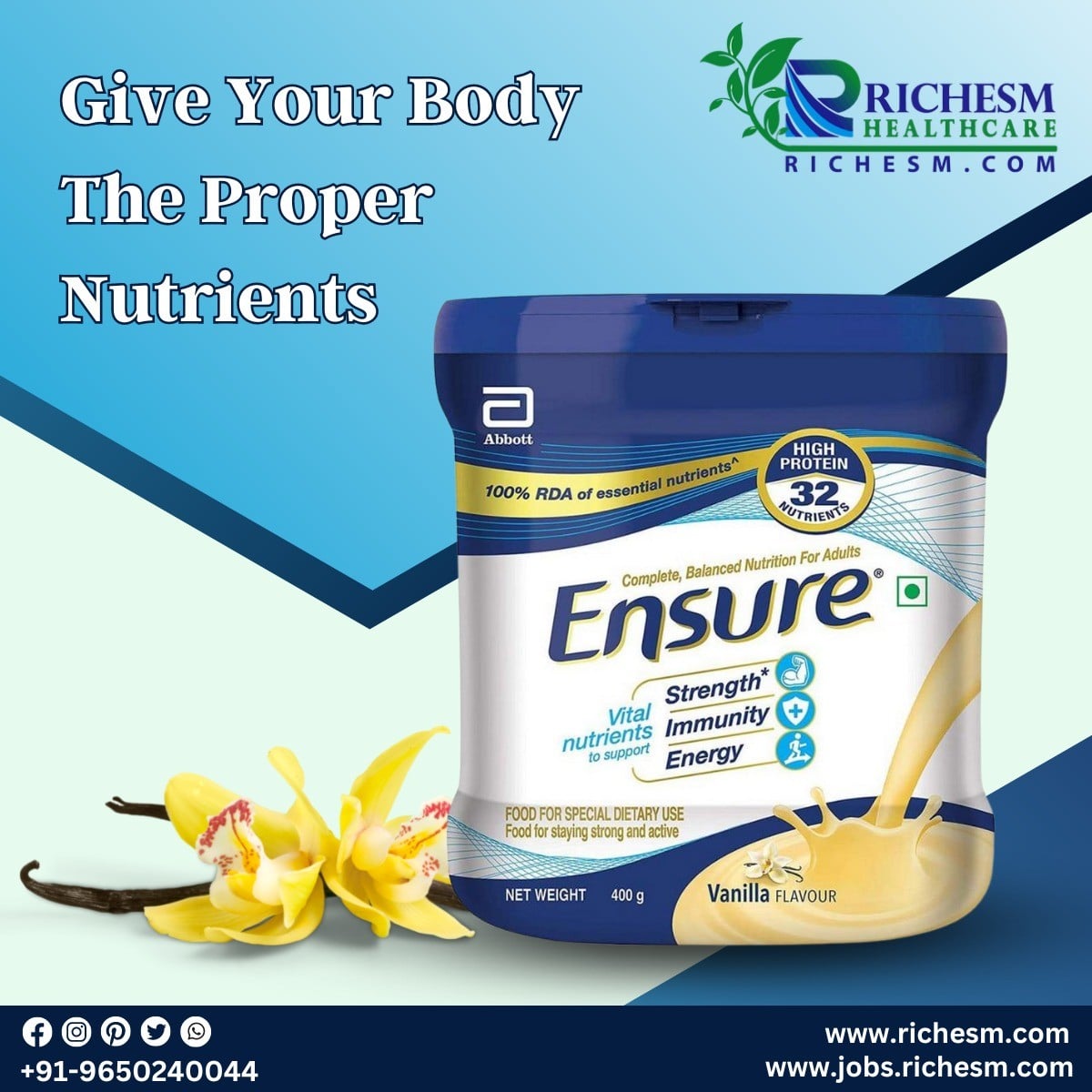 Ensure Complete Balanced Nutrition For Adults RichesM